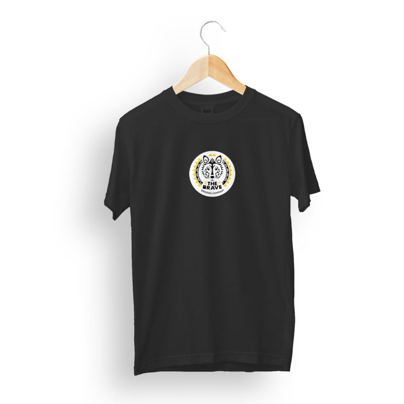 T-shirt birrificio uomo The Brave con logo - Taglie M, L, XL